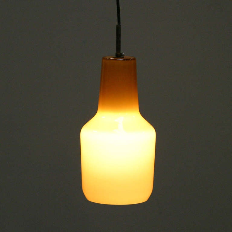 Italian Pendant Lamp by Massimo Vignelli for Venini In Good Condition In JM Haarlem, NL