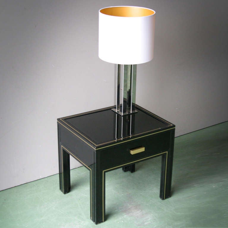 Mid-Century Modern Signed Side Table by Pierre Vandel, French