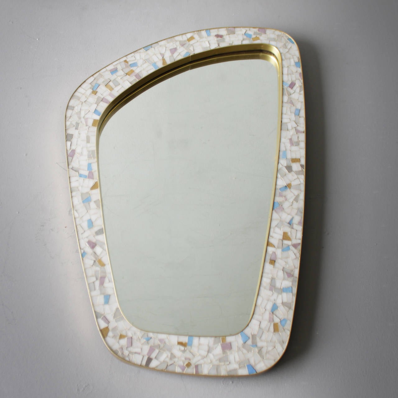 Mid-Century Modern Large Mid-Century Mosaic Tile Mirror