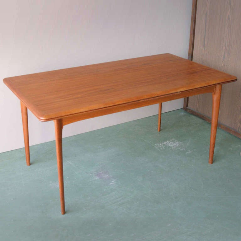 Danish Teak Dining Room Table at 1stDibs