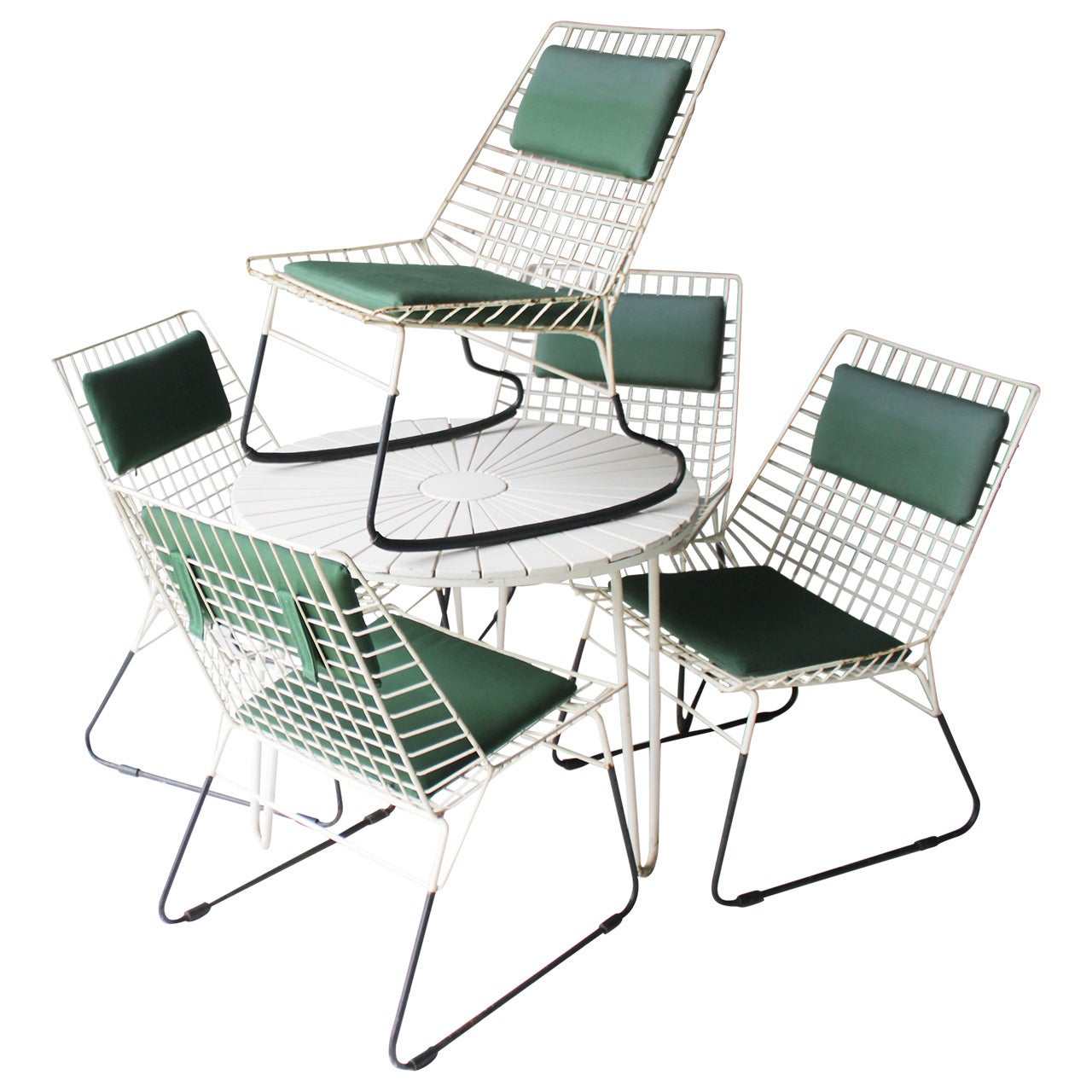 Set of Five Flamingo Chairs by Cees Braakman for Pastoe