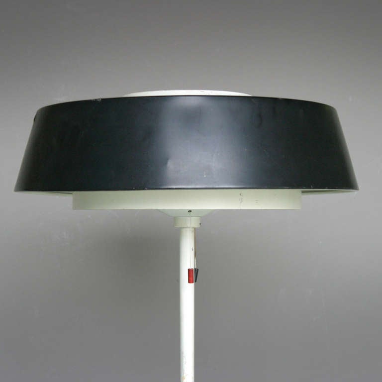 Hiemstra Evolux Stehlampe, Niederländisch 1960er Jahre (Metall)