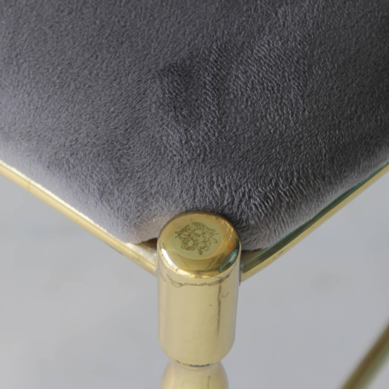 Pair of Brass Italian Chiavari Chairs For Sale 4