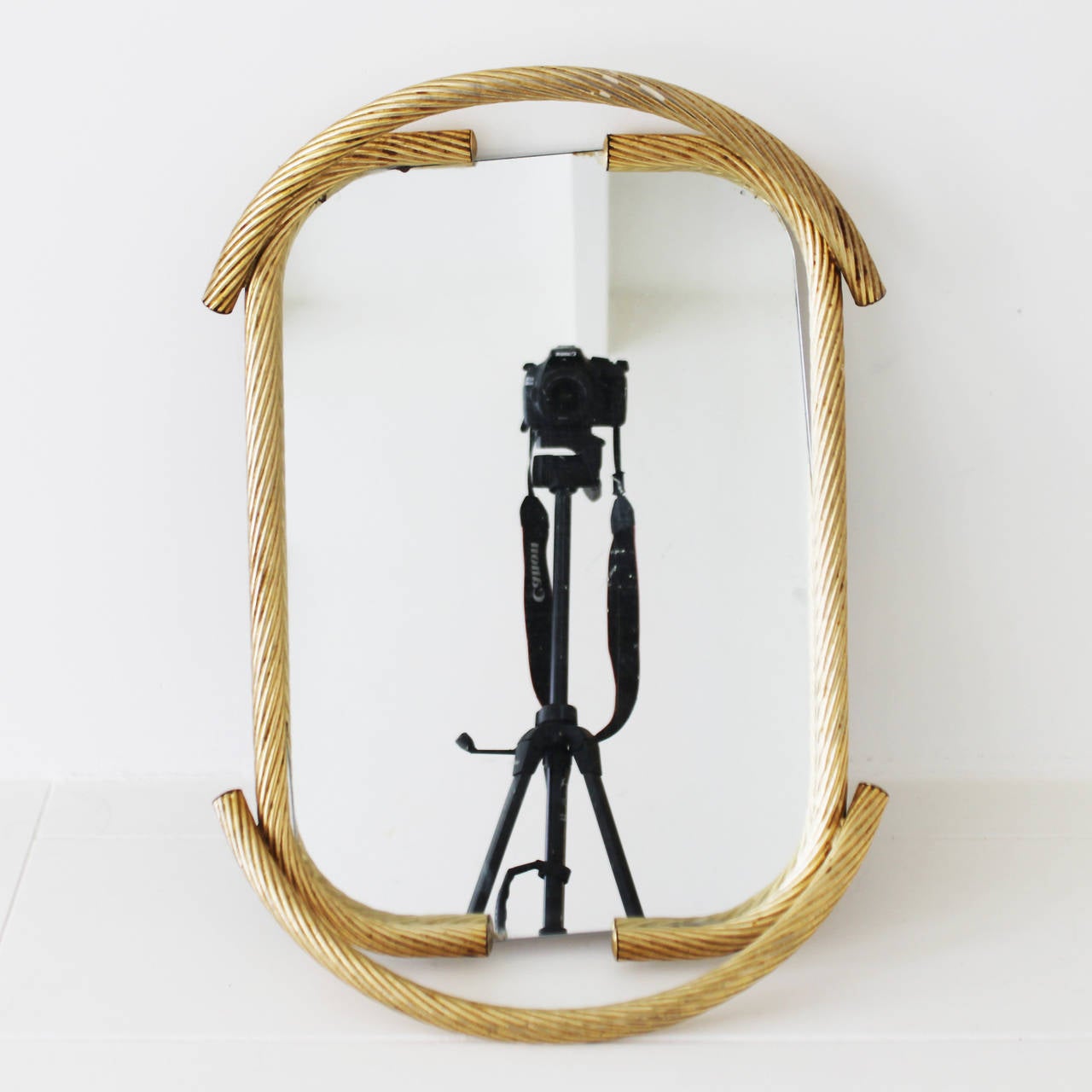 French Rope Mirror Serving Tray For Sale 3