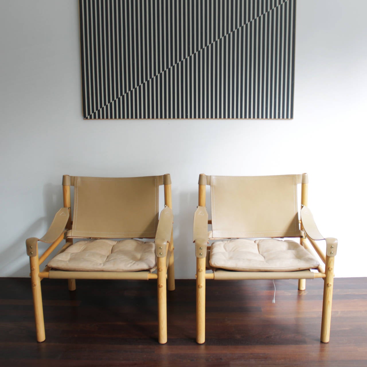 Pair of 'Scirocco' Safari Chairs by Arne Norell 3