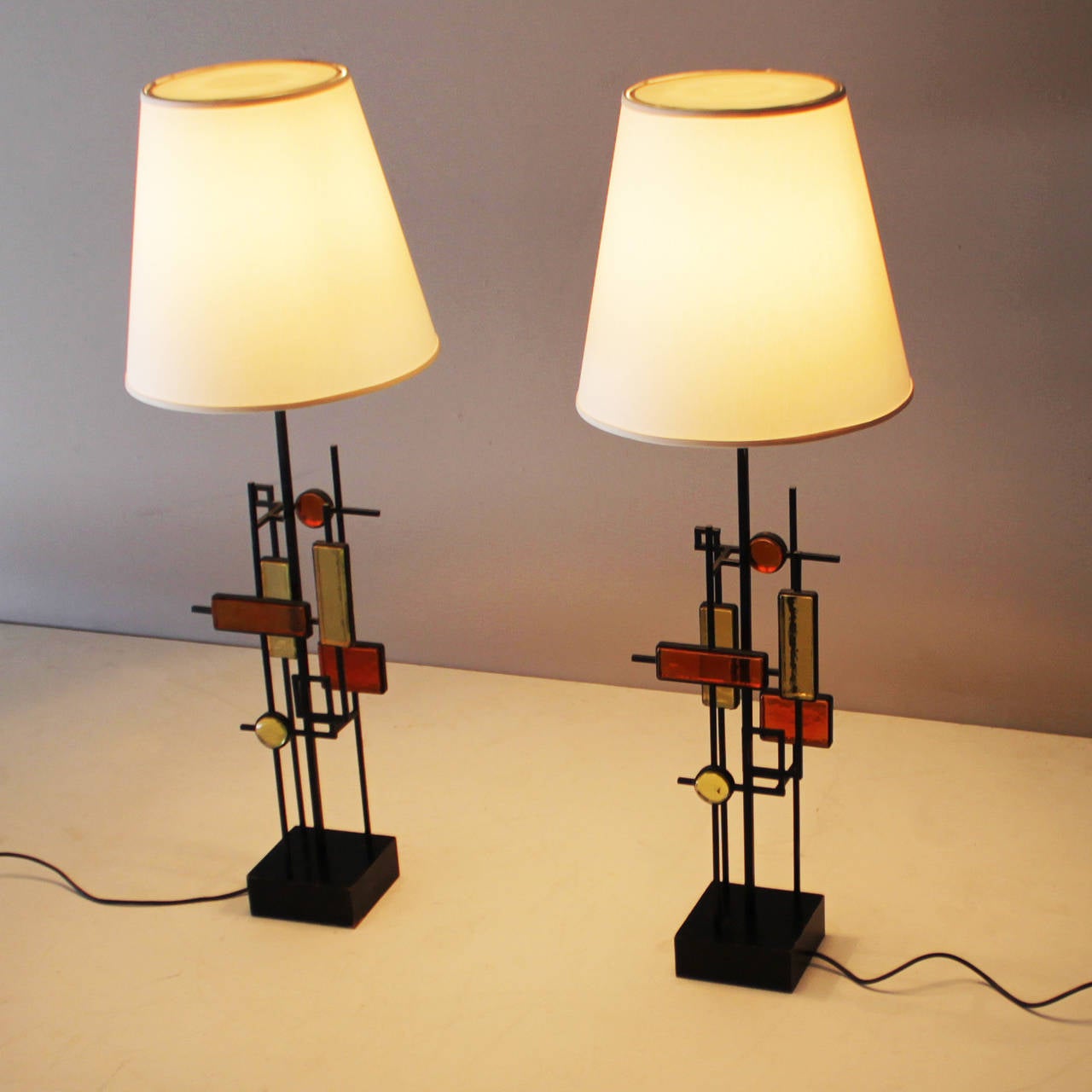 Scandinavian Modern Pair of Lamps by Svend Aage Holm Sorensen