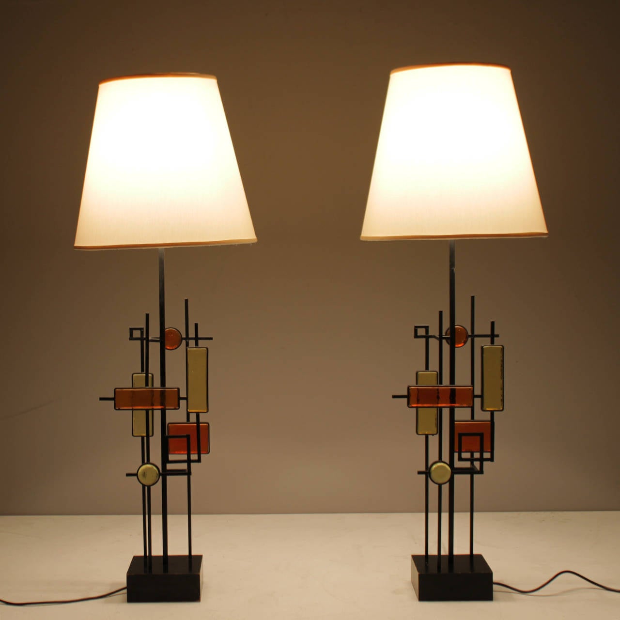 Mid-20th Century Pair of Lamps by Svend Aage Holm Sorensen