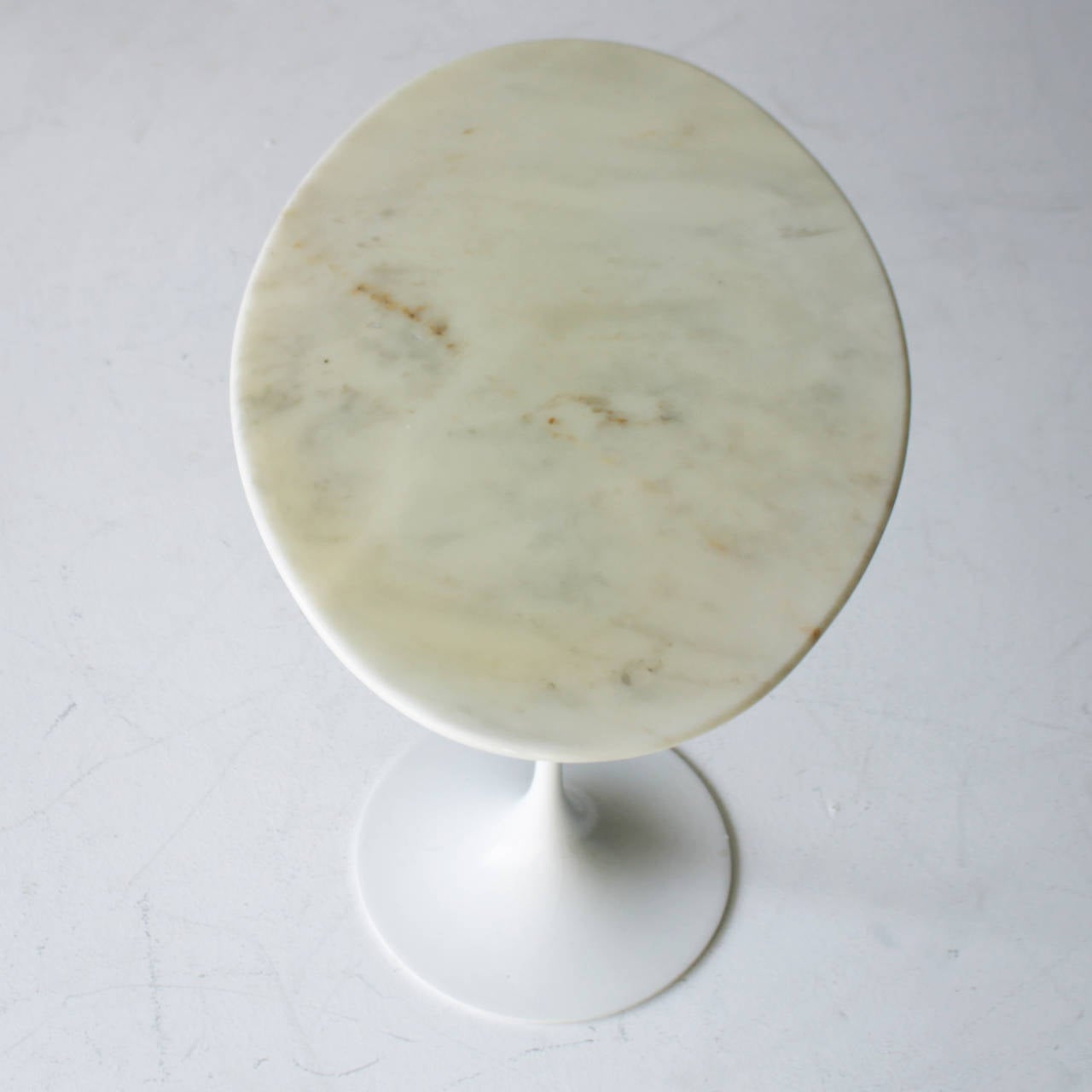 Lacquered Marble Side Table by Saarinen for Knoll