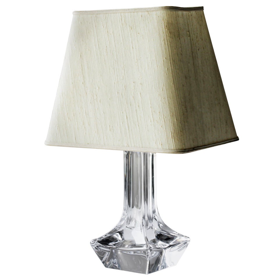 Crystal Table Lamp by Daum France