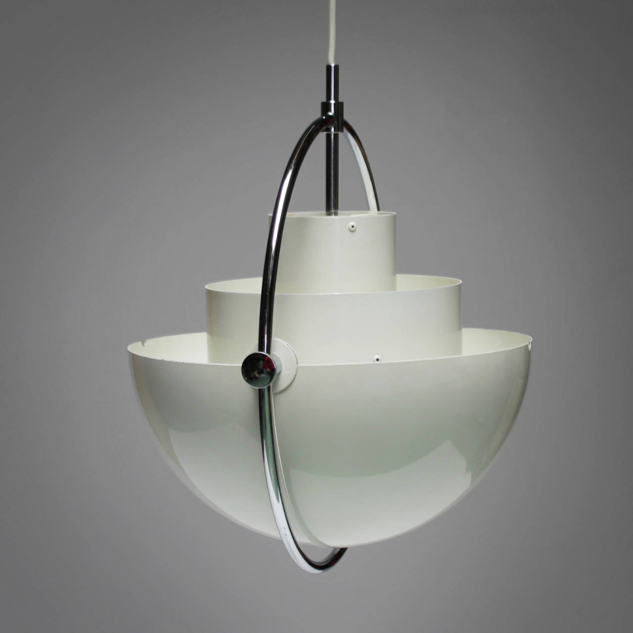 Lacquered Multi-Light Pendant by Louis Weisdorf for Lyfa