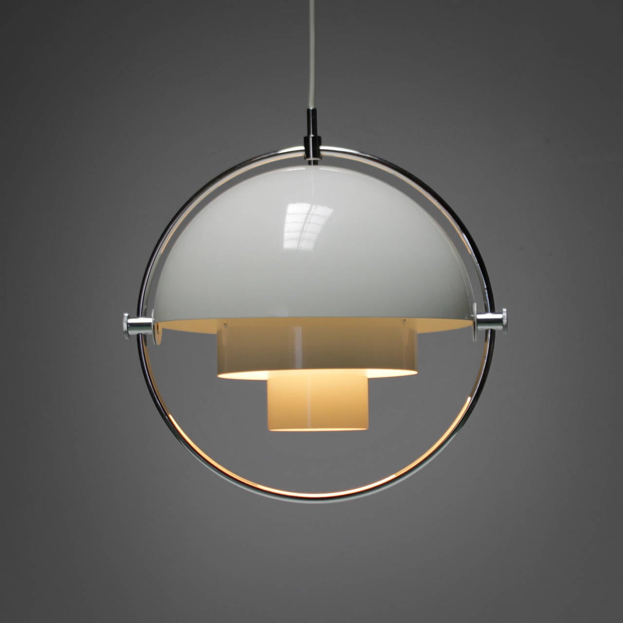 Danish Multi-Light Pendant by Louis Weisdorf for Lyfa