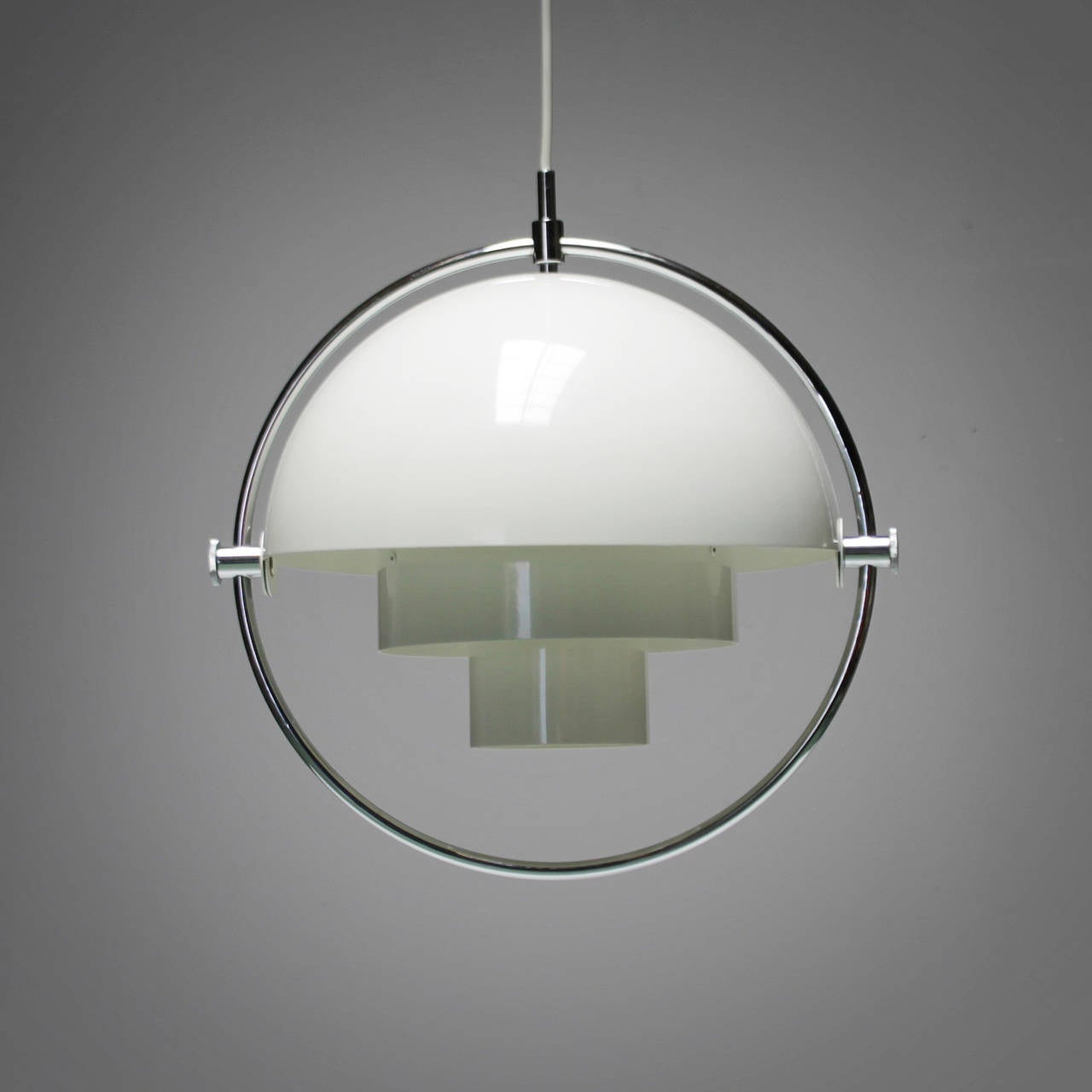 Late 20th Century Multi-Light Pendant by Louis Weisdorf for Lyfa