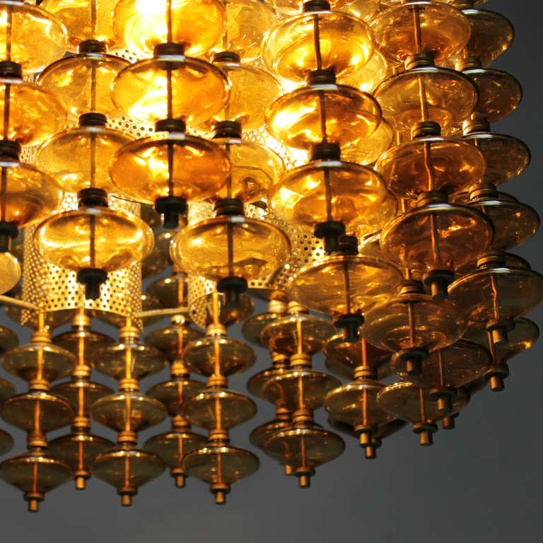 Large Chandelier by Hans Agne Jakobsson 1