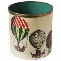 Waste Paper Bin by Piero Fornasetti