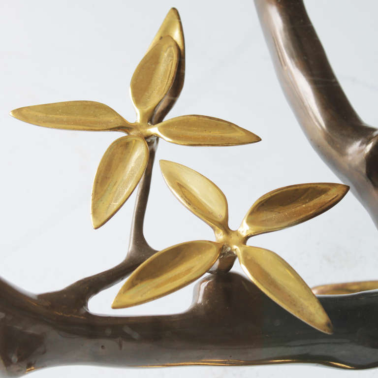Late 20th Century Brass 'Tree' Coffee Table by Willy Daro