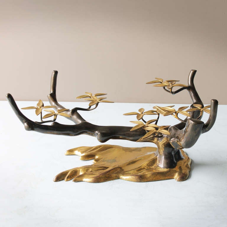 Brass 'Tree' Coffee Table by Willy Daro 2