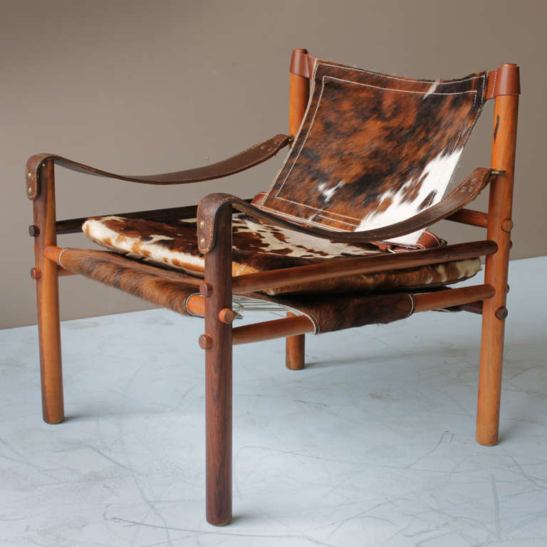 Swedish Pair of Scirocco Safari Chairs by Arne Norell for Scanform