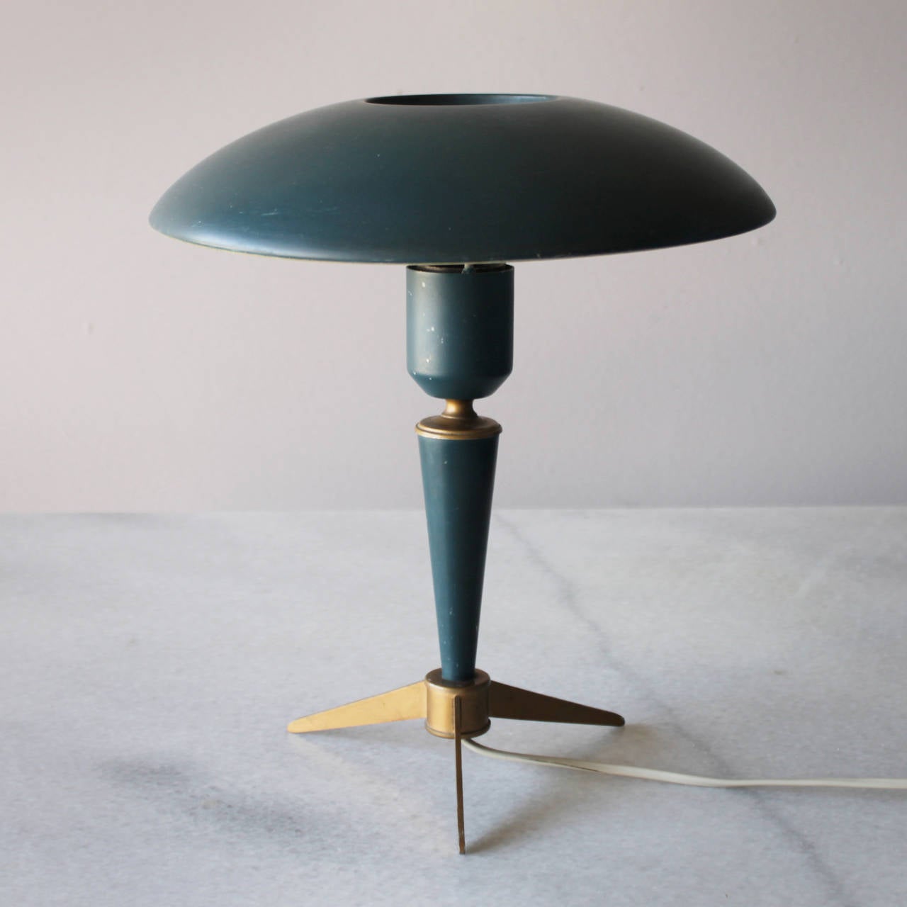 Mid-Century Modern Three Tripod Table Lamps by Louis Kalff for Philips