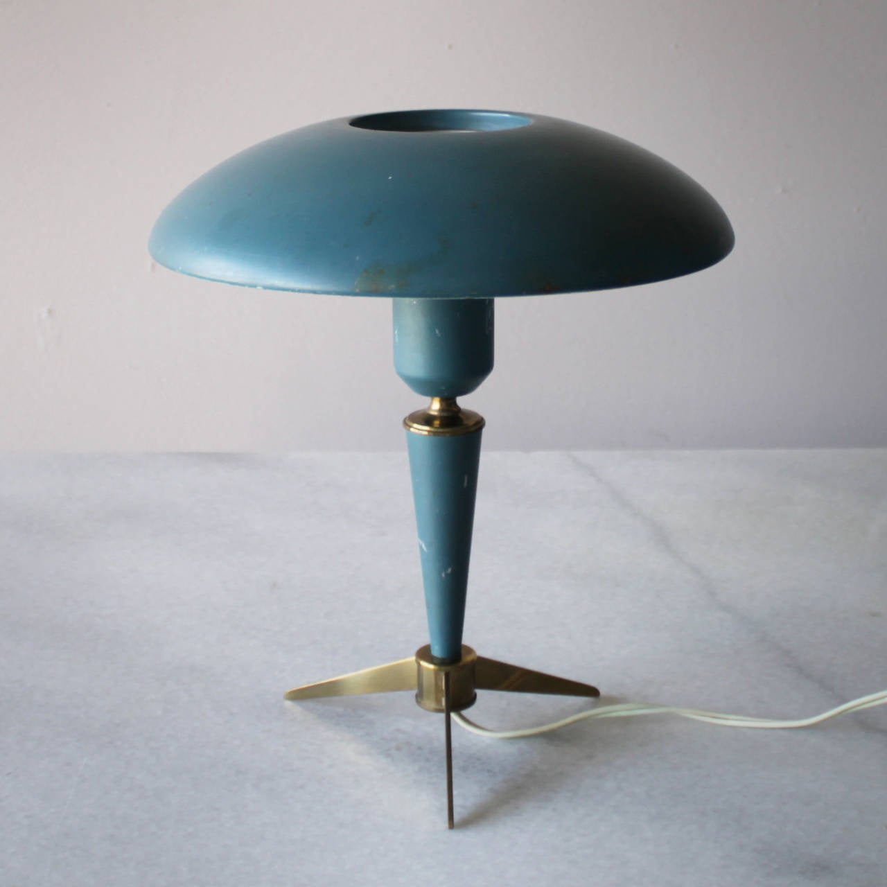 Dutch Three Tripod Table Lamps by Louis Kalff for Philips