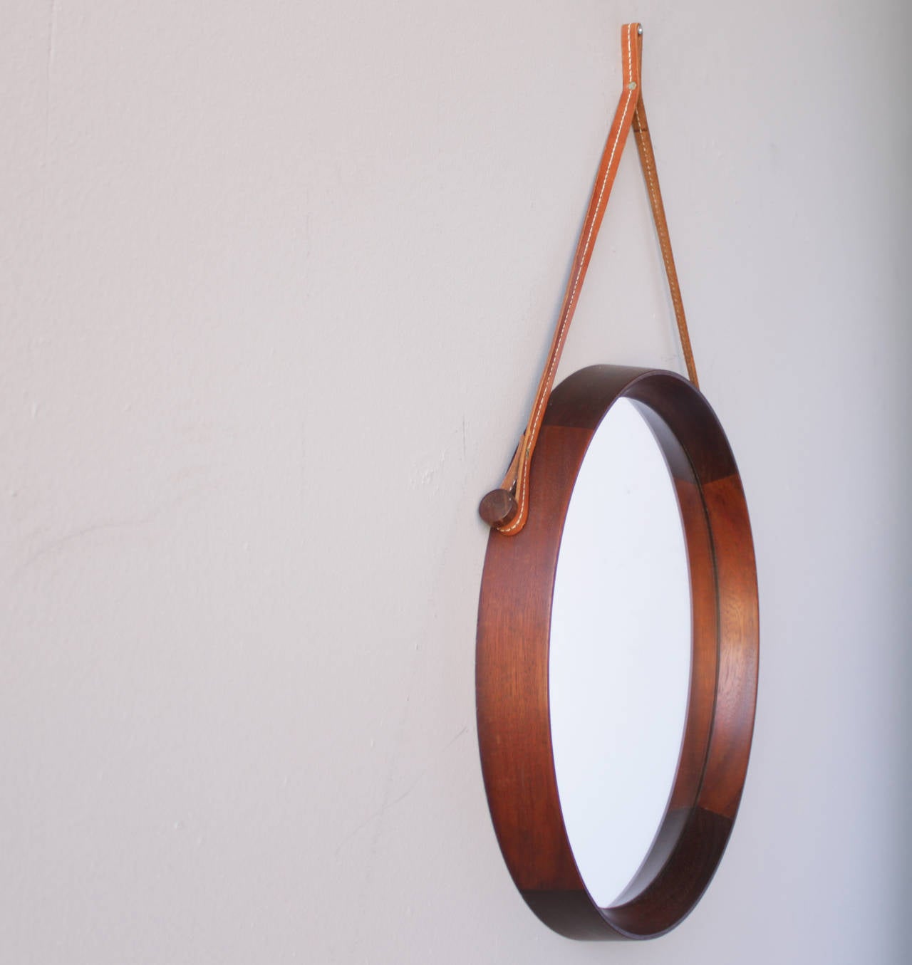 Scandinavian Modern Framed Mirror by Uno & Osten Kristiansson