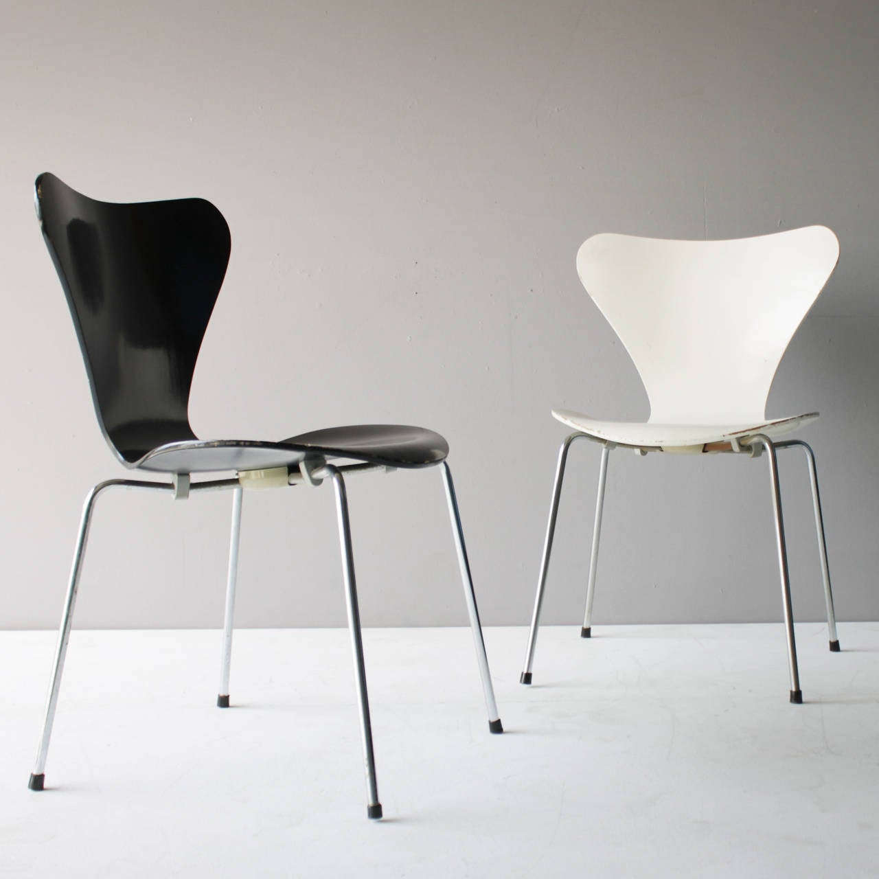Set Of Sevenquot Series Sevenquot Chairs By Arne Jacobsen For Fritz