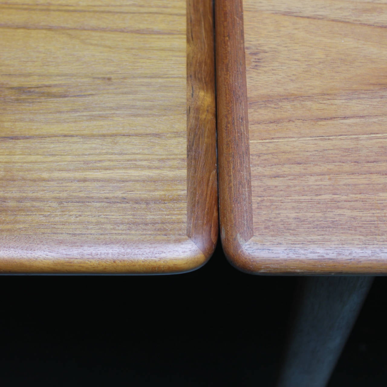 Mid-20th Century Danish Teak Dining Room Table with Two Leaves