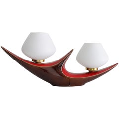 Ceramic French Double Table Lamp