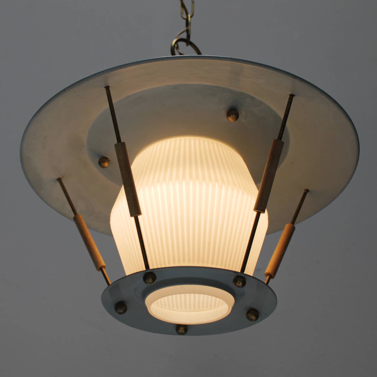 Mid-20th Century Italian Lantern in the Style of Arredoluce