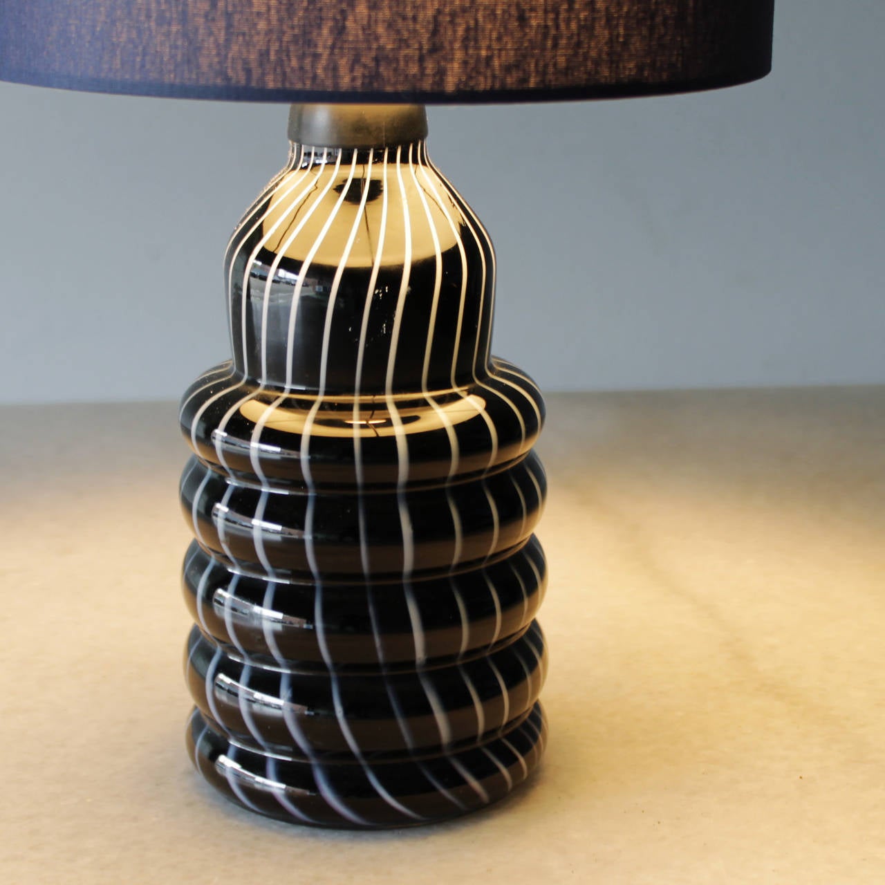 Murano Glass Pair of Murano Table Lamps