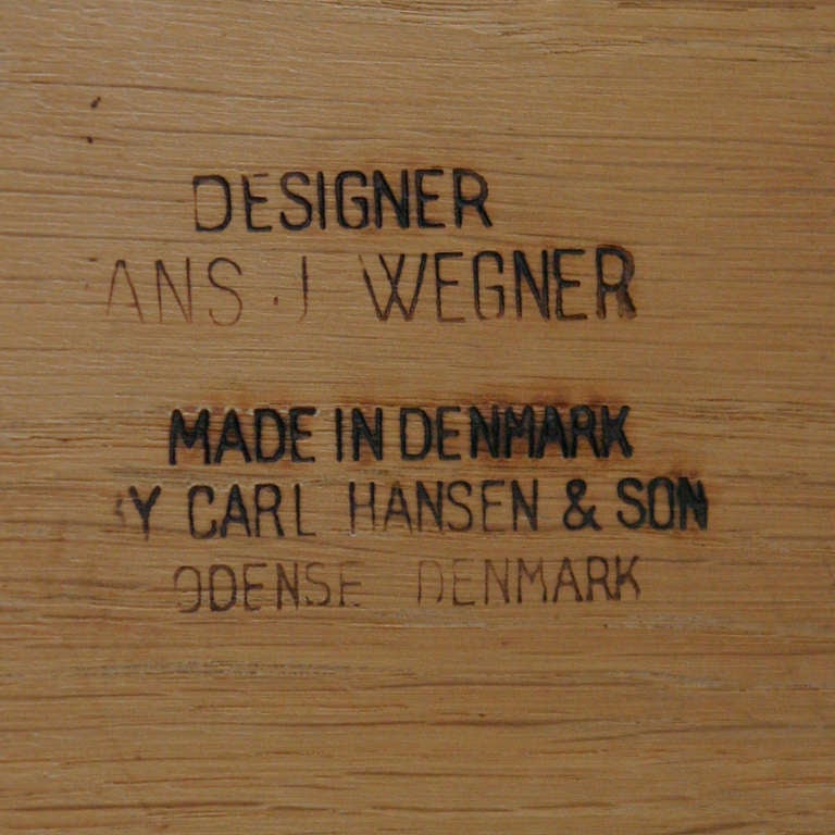 Scandinavian Modern Hans J. Wegner CH28 Sawbuck Chair 