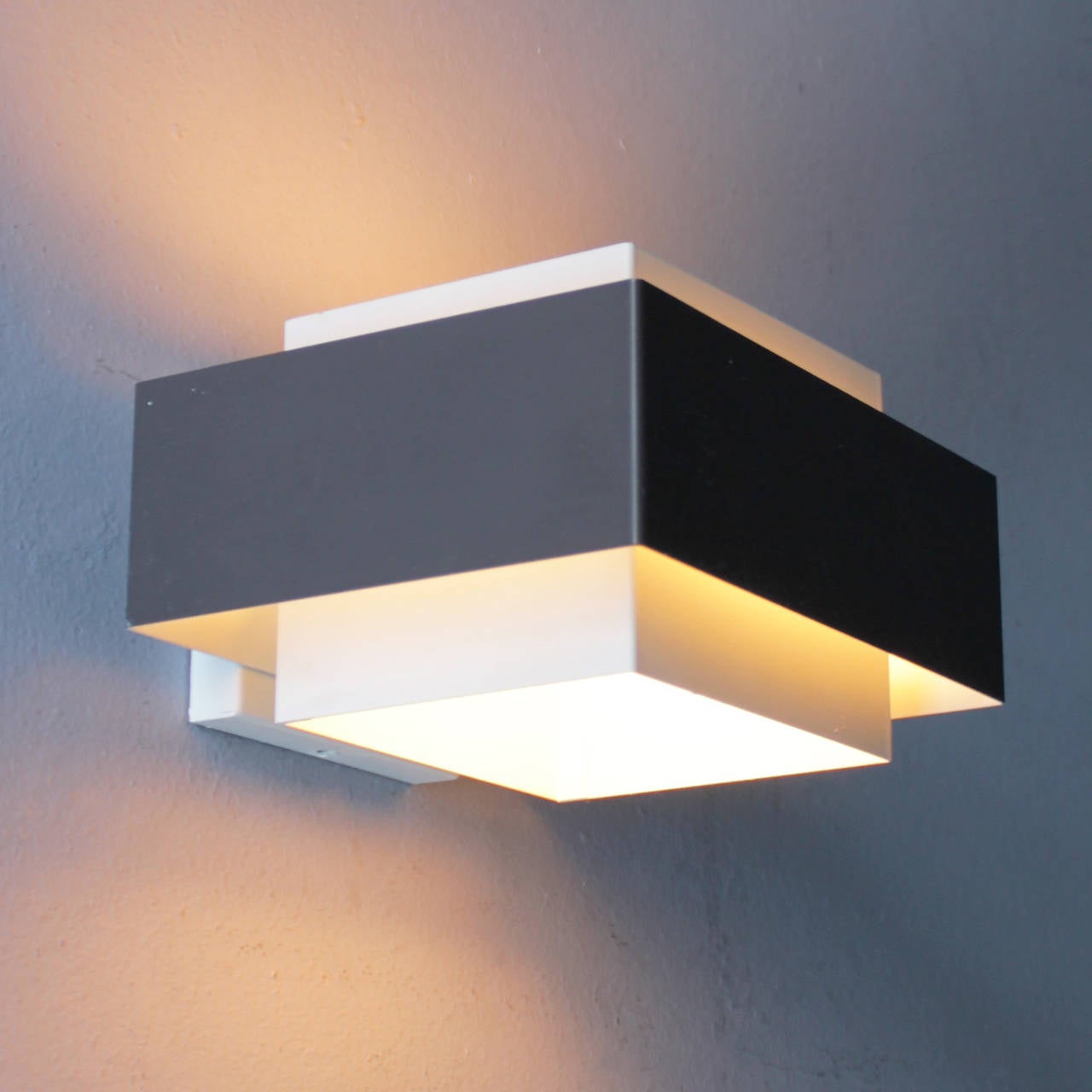 Set of Eight Wall Lights by Philips at 1stdibs