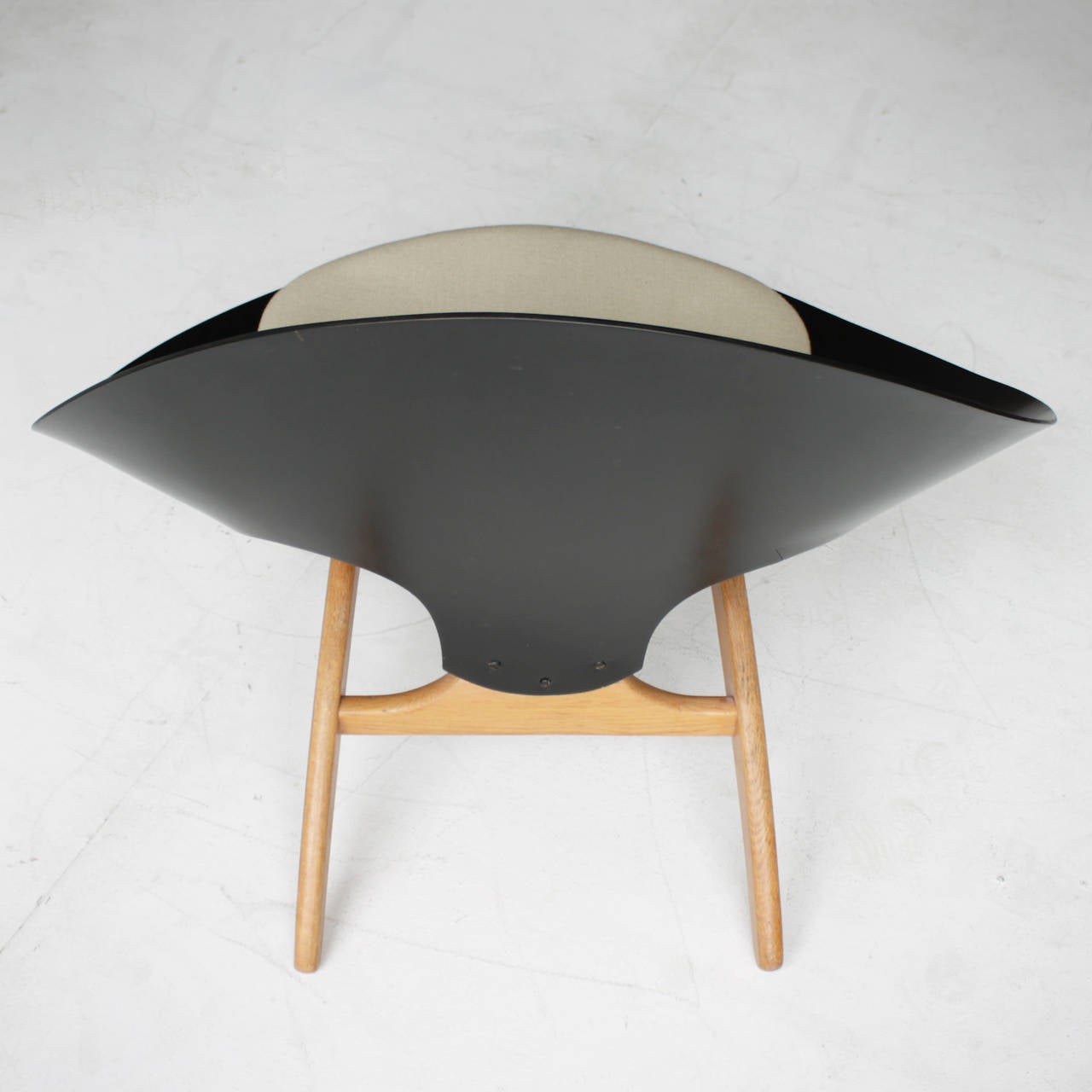 Mid-20th Century Shell Chair Attributed by Borge Mogensen for Jeppesen, Denmark
