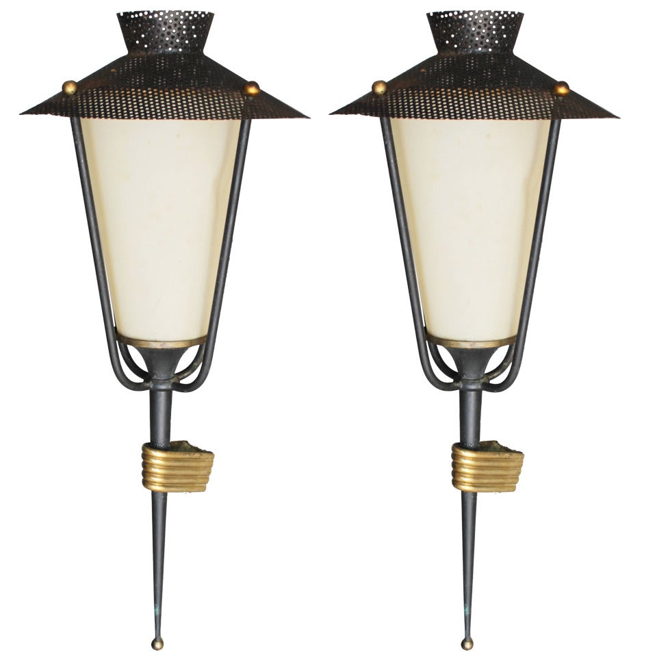 Pair of French Sconces by Maison Arlus