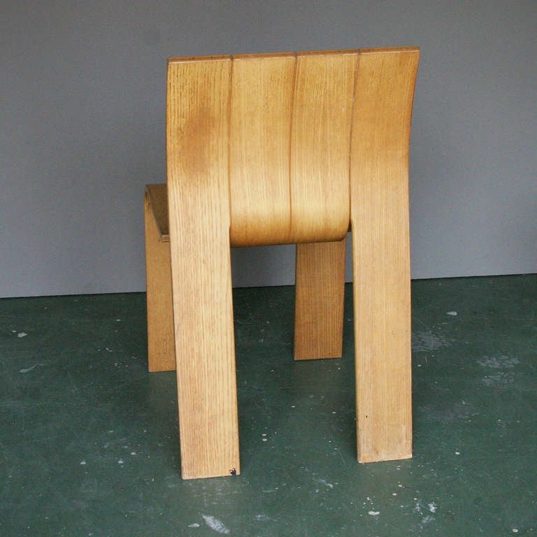Four Plywood Chairs by Gijs Bakker for Castelijn 1