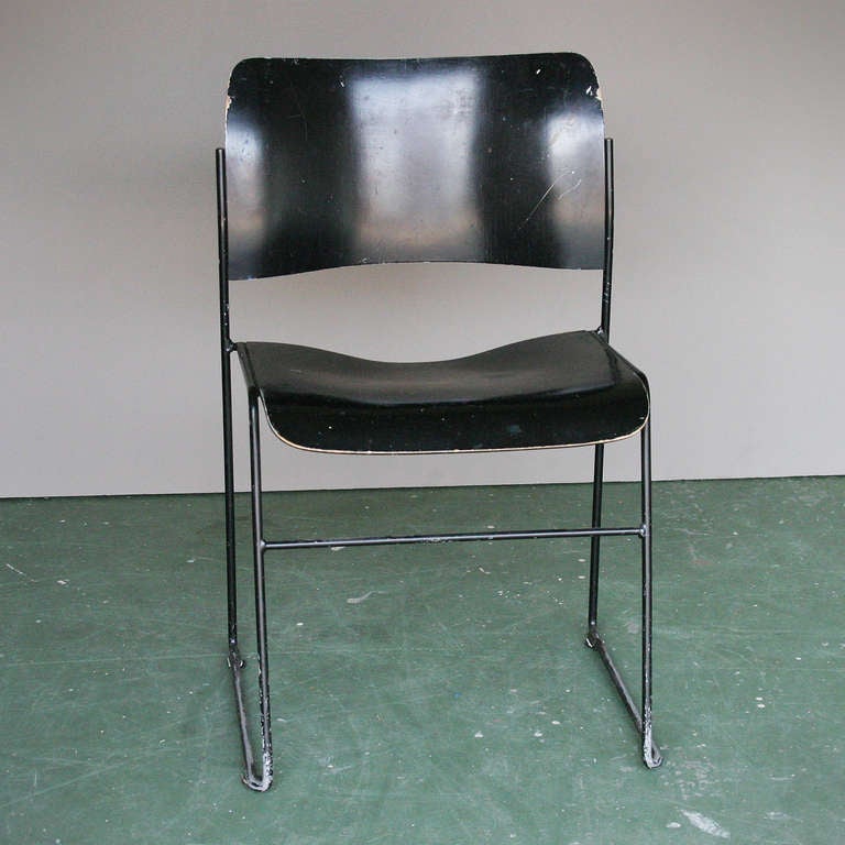 Mid-Century Modern Set of Six Chairs GF 40/4 by David Rowland