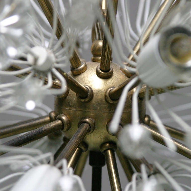 Mid-Century Modern Emil Stejnar 17 Light ‘Dandelion’ Chandelier for Rupert Nikoll