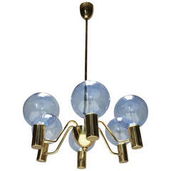 Six-Globe Chandelier by Hans Agne Jakobsson