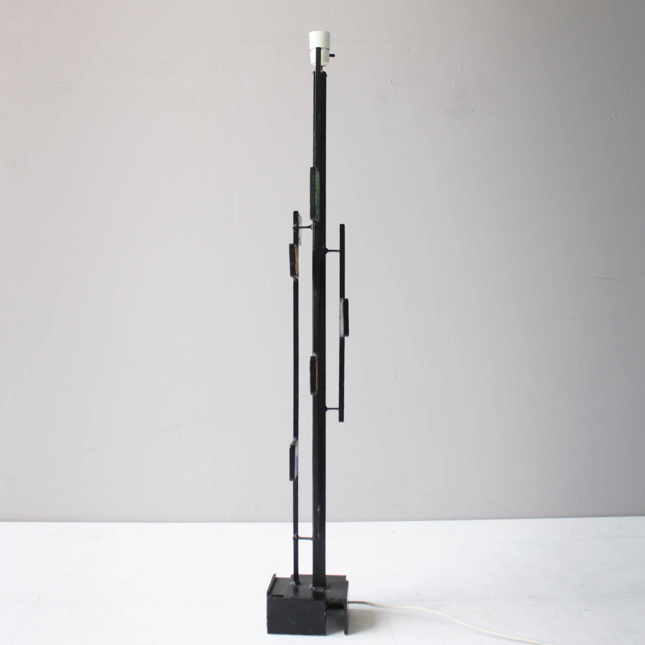 Lacquered Floor Lamp in the Style of Svend Aage Holm Sorensen