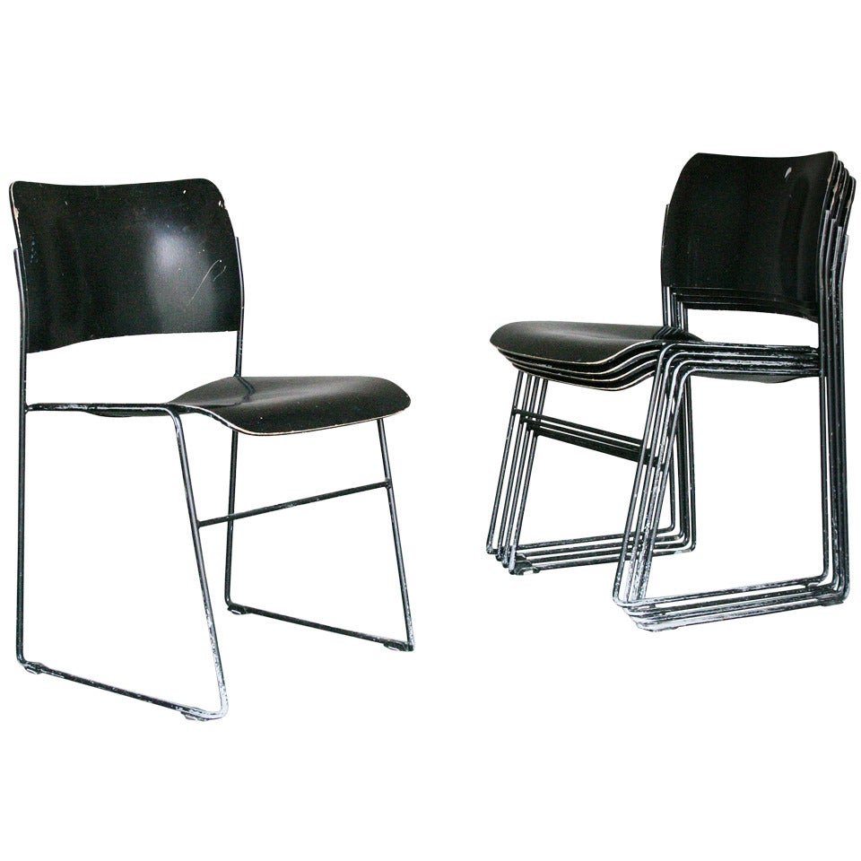 Set of Six Chairs GF 40/4 by David Rowland