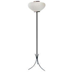 Tripod Floor Lamp Attributed to Maison Rispal