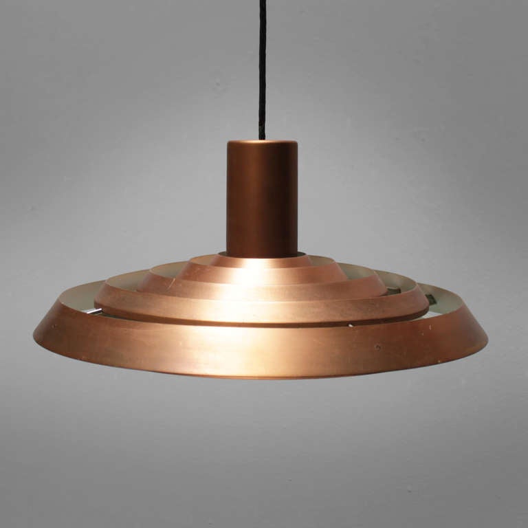 Mid-Century Modern Plate Pendant Lamp by Poul Henningsen for Louis Poulsen