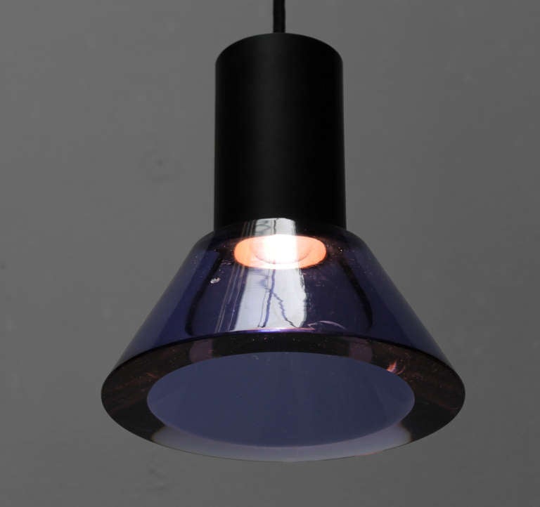 Crystal Glass Pendant by Flavio Poli for Seguso In Good Condition In JM Haarlem, NL