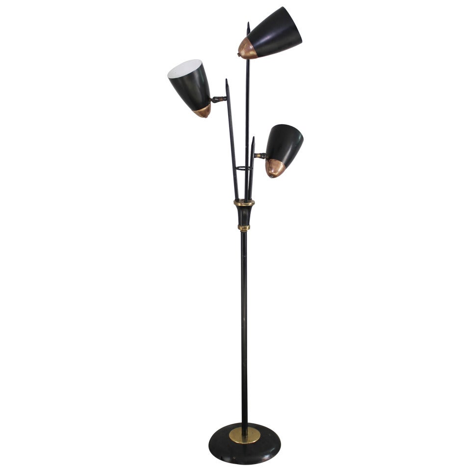 Floor Lamp in the Manner of Gerald Thurston