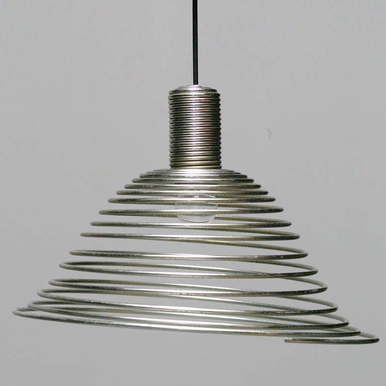 ‘Spirale’ Pendant  Lamp by Angelo Mangiarotti In Good Condition In JM Haarlem, NL