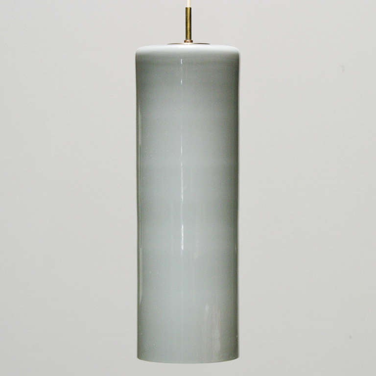 Large Gino Vistosi Glass Pendant Lamp In Good Condition In JM Haarlem, NL