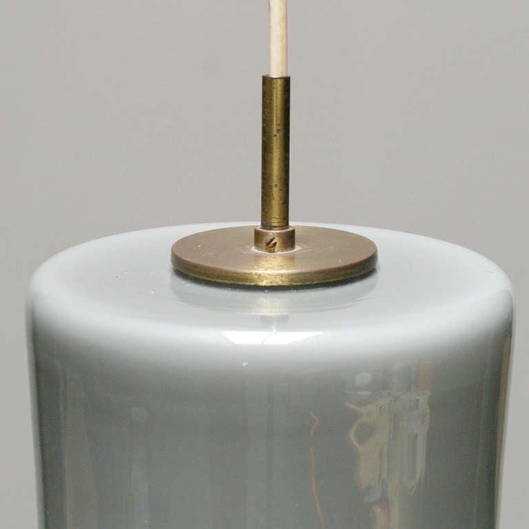 Mid-20th Century Large Gino Vistosi Glass Pendant Lamp