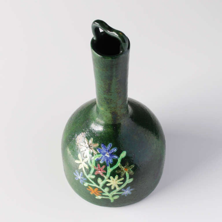 Ceramic French Art Deco Vase by Primavera