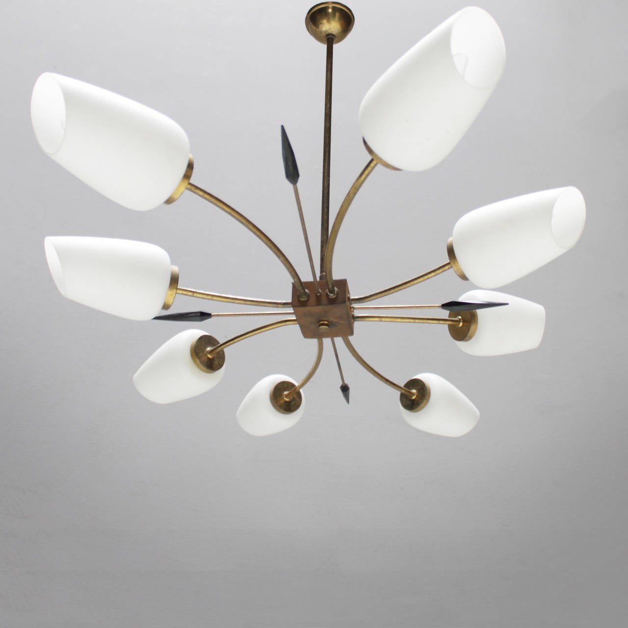 Eight-arms Chandelier in the Style of Stilnovo 2