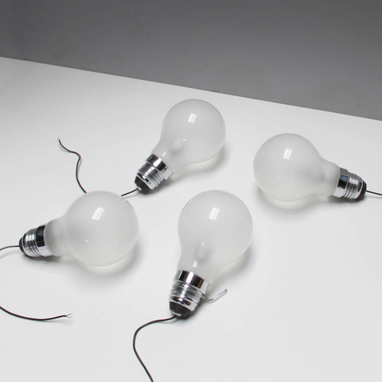 Glass Thomas Alva Edison Lights by Ingo Maurer, special edition For Sale