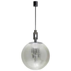 Large Globe Pendant by Doria Leuchten Germany